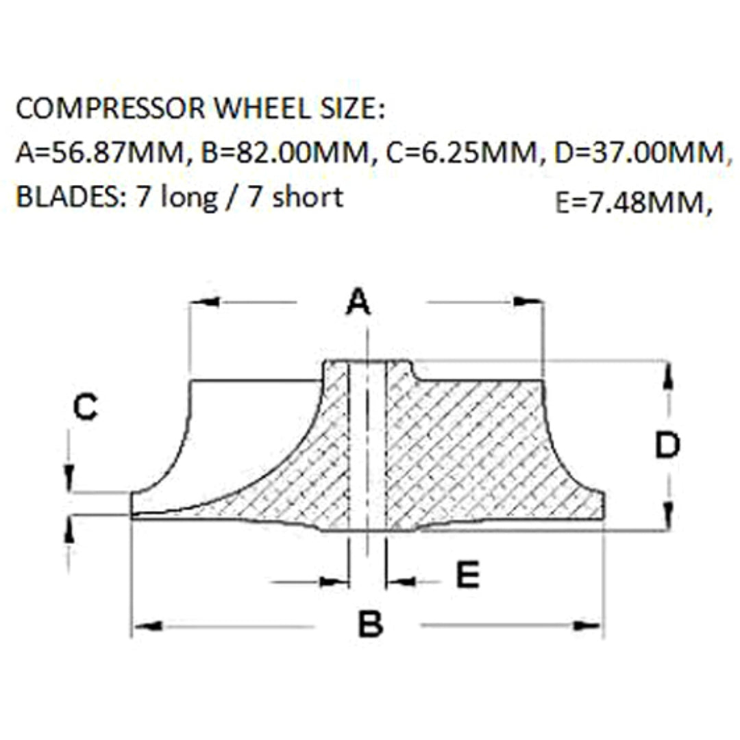 Ford Powerstroke F250 F350 6.0L Turbo Turbocharger GT3782VA GT3788VA Unison Ring + 9 vanes + Compressor Wheel + Repair kit