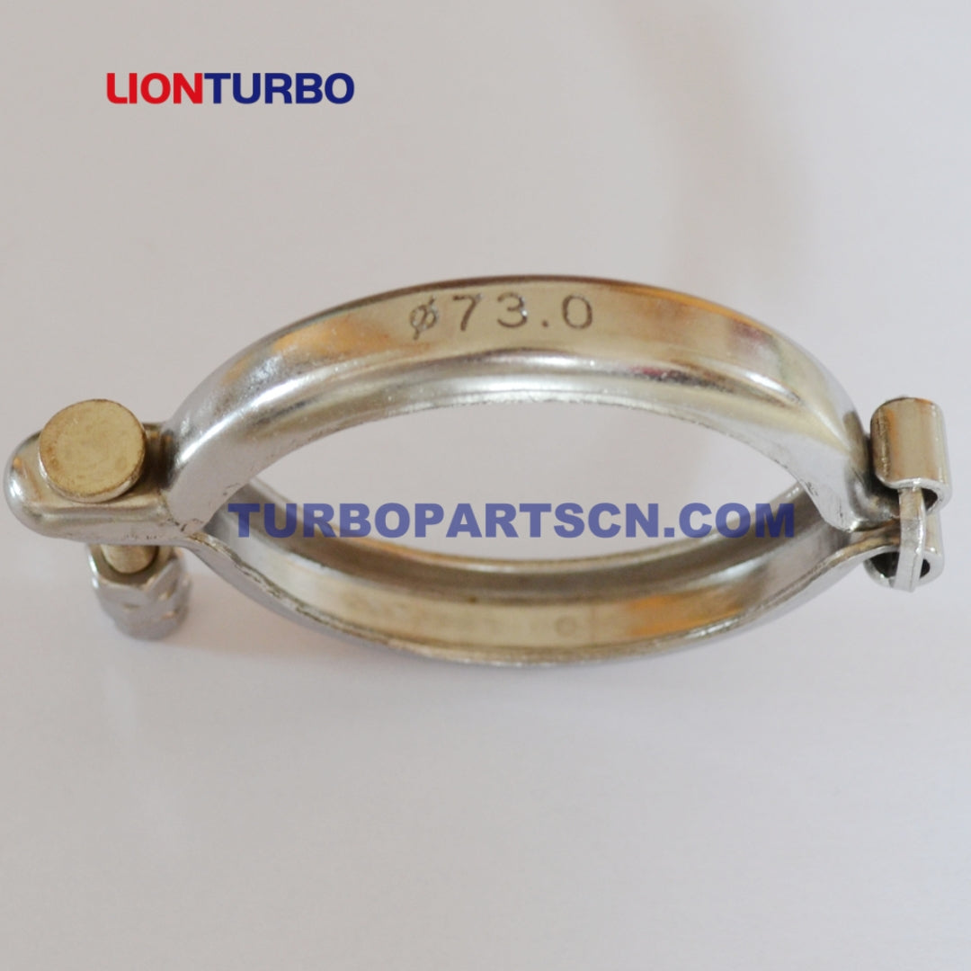 TURBOCHARGER TURBO V-BAND CLAMP 73MM 2.87" TOYOTA BMW SAAB CT2 CT9 TD04 TD04HL