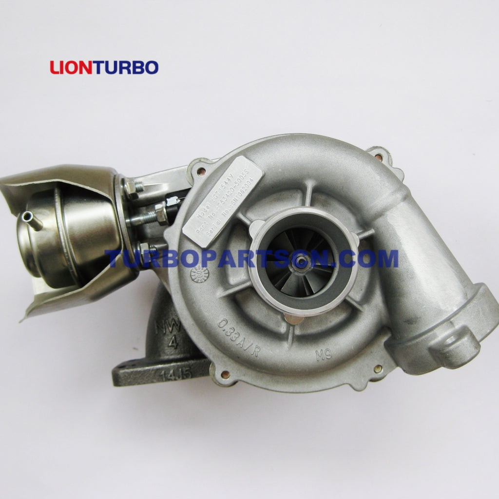 Turbocharger Turbo GT1544V 753420 9660641380 for Peugoet 307 407 Citroen Ford Mazda 1.6 HDI 110HP